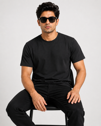 Steel Grey Premium Solid Classic Fit T-Shirt