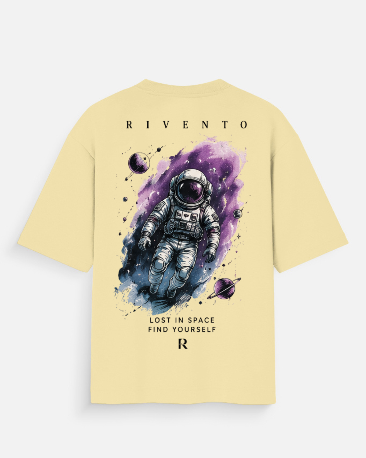 Astronaut Oversized Fit T-Shirt in Desert - Rivento Fashion oversized t-shirt for men