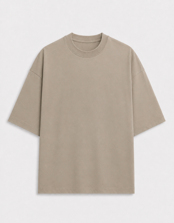Urban Core Brown Oversized T-Shirt