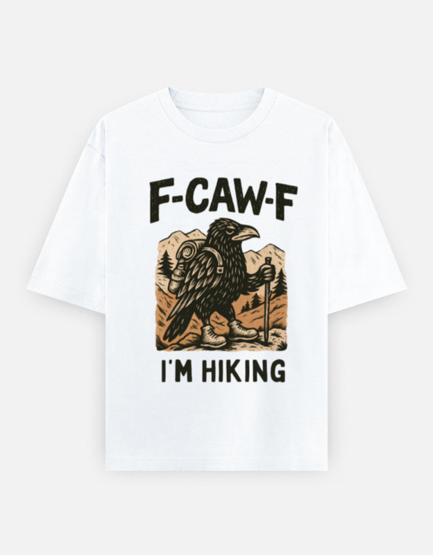 F-Cawf Oversized T-Shirt in White - Rivento Fashion oversized t-shirt for men