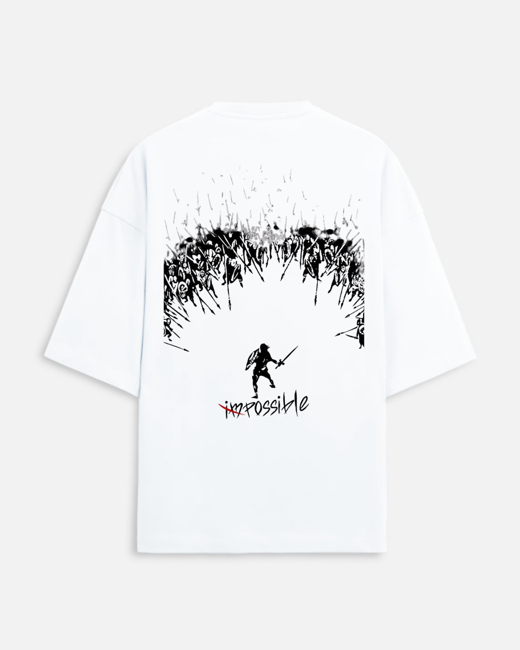 Lone Warrior Graphic Oversized T-Shirt