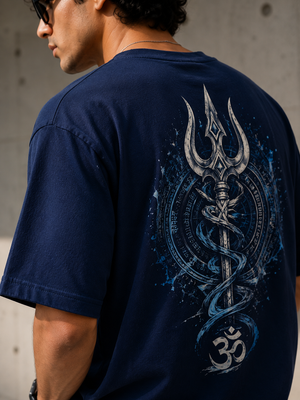 Divine Trishul Classic Graphic T-Shirt