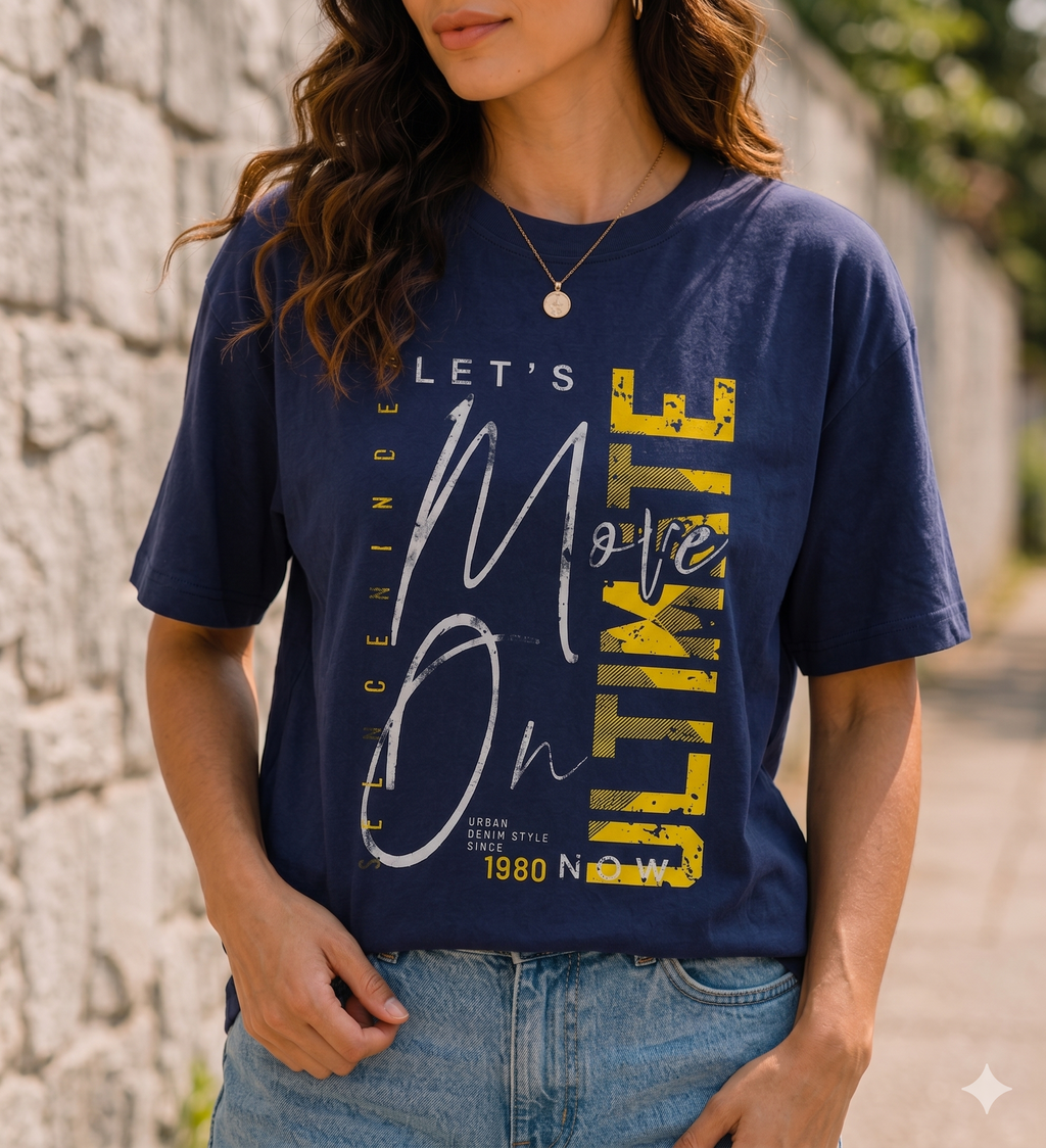 Women No Limits Streetwear Oversized T-Shirt