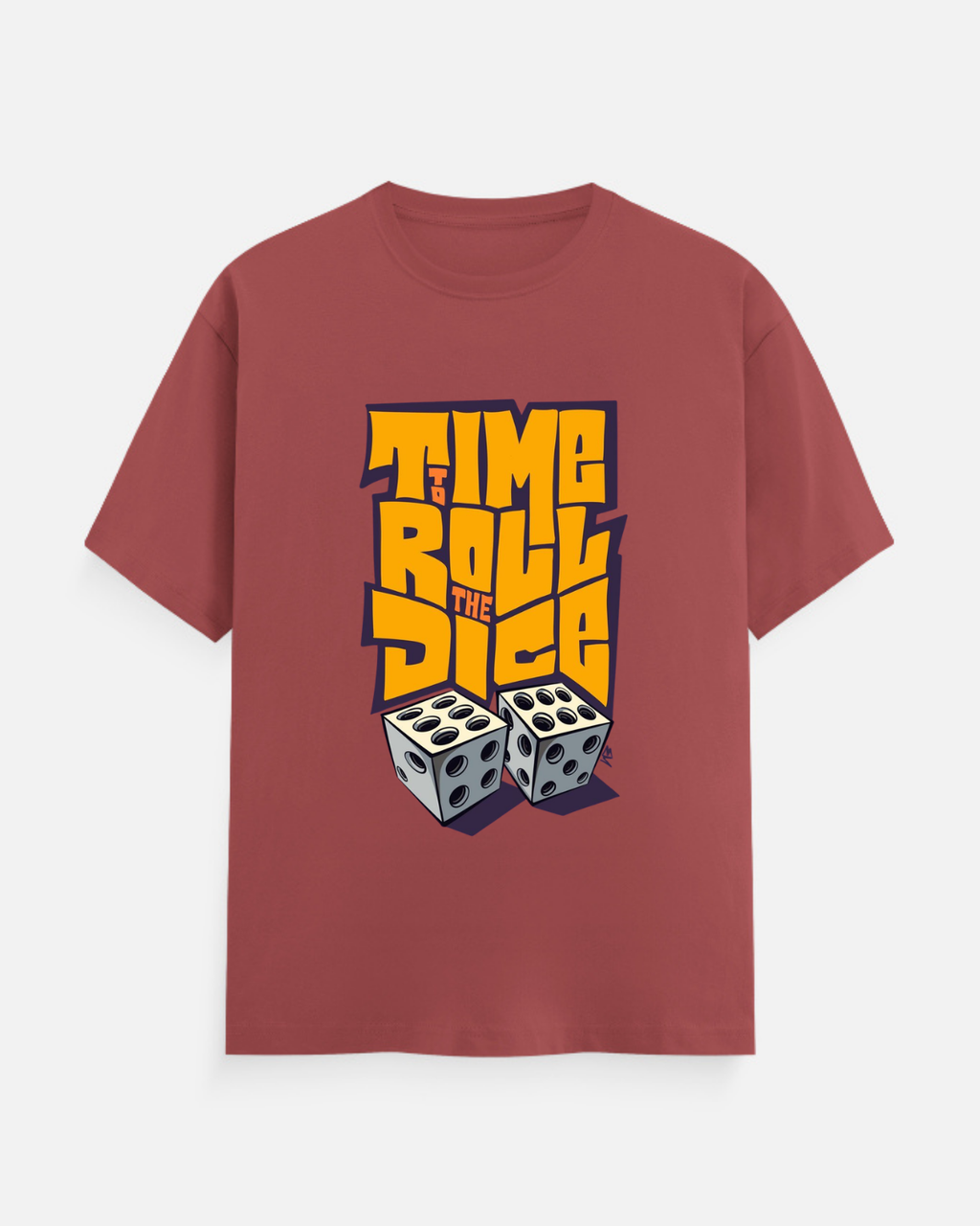 Time Roll The Dice Graphic T-Shirt