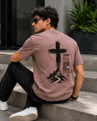 Adventure Back Print Mauve Men's Classic Fit T-Shirt