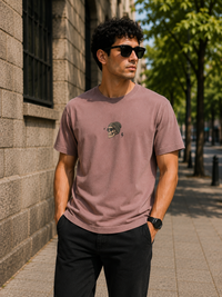 Limitless Back Print Mashroom Men's Classic Fit T-Shirt