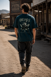One Piece Petrol Blue Men's Classic Fit T-Shirt