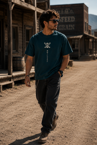 One Piece Petrol Blue Men's Classic Fit T-Shirt