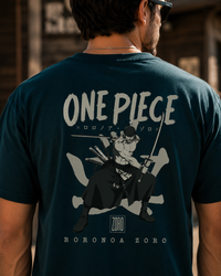 One Piece Petrol Blue Men's Classic Fit T-Shirt