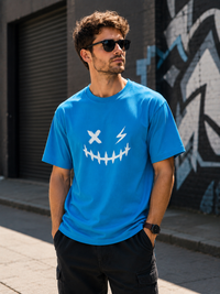 Smiley Face Blue Men's Classic Fit T-Shirt