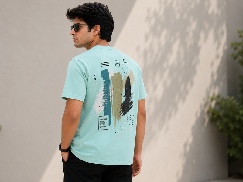 Stay Tuned Mint Green Men's Classic Fit T-Shirt