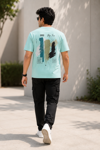 Stay Tuned Mint Green Men's Classic Fit T-Shirt