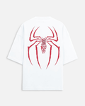 Spider Graphic Oversized T-Shirt in White - Rivento Fashion oversized t-shirt for men