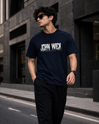 John Wick Navy Blue Men's Classic Fit T-Shirt