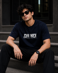 John Wick Navy Blue Men's Classic Fit T-Shirt