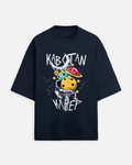 Karep Minimal Graphic Oversized T-Shirt in Black - Rivento Fashion oversized t-shirt for men