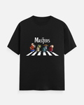 Be Master Black Minimal Graphic Oversized T-Shirt